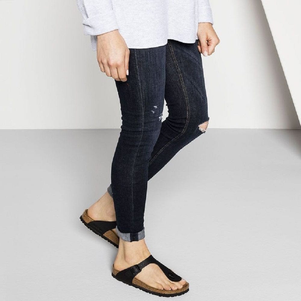 Birkenstock Gizeh Birko-Flor Regular - Black