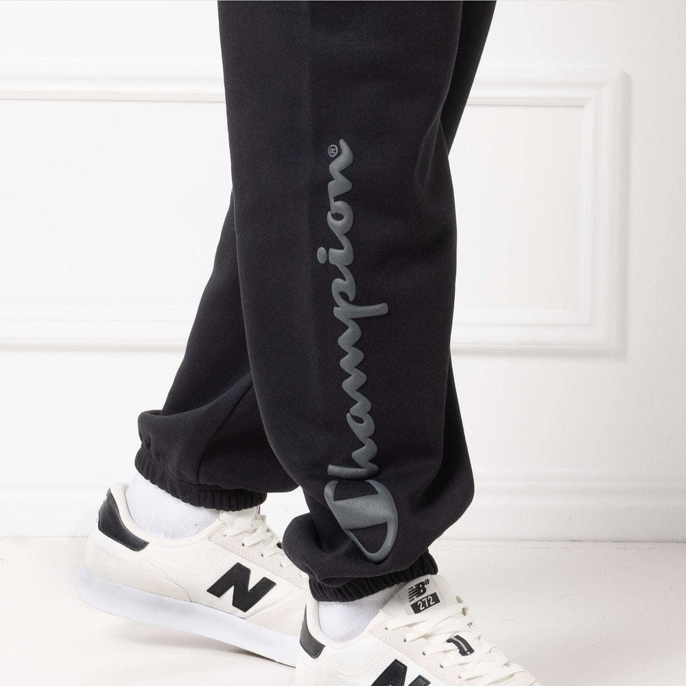 Champion Legacy Puff Script Pant - Black