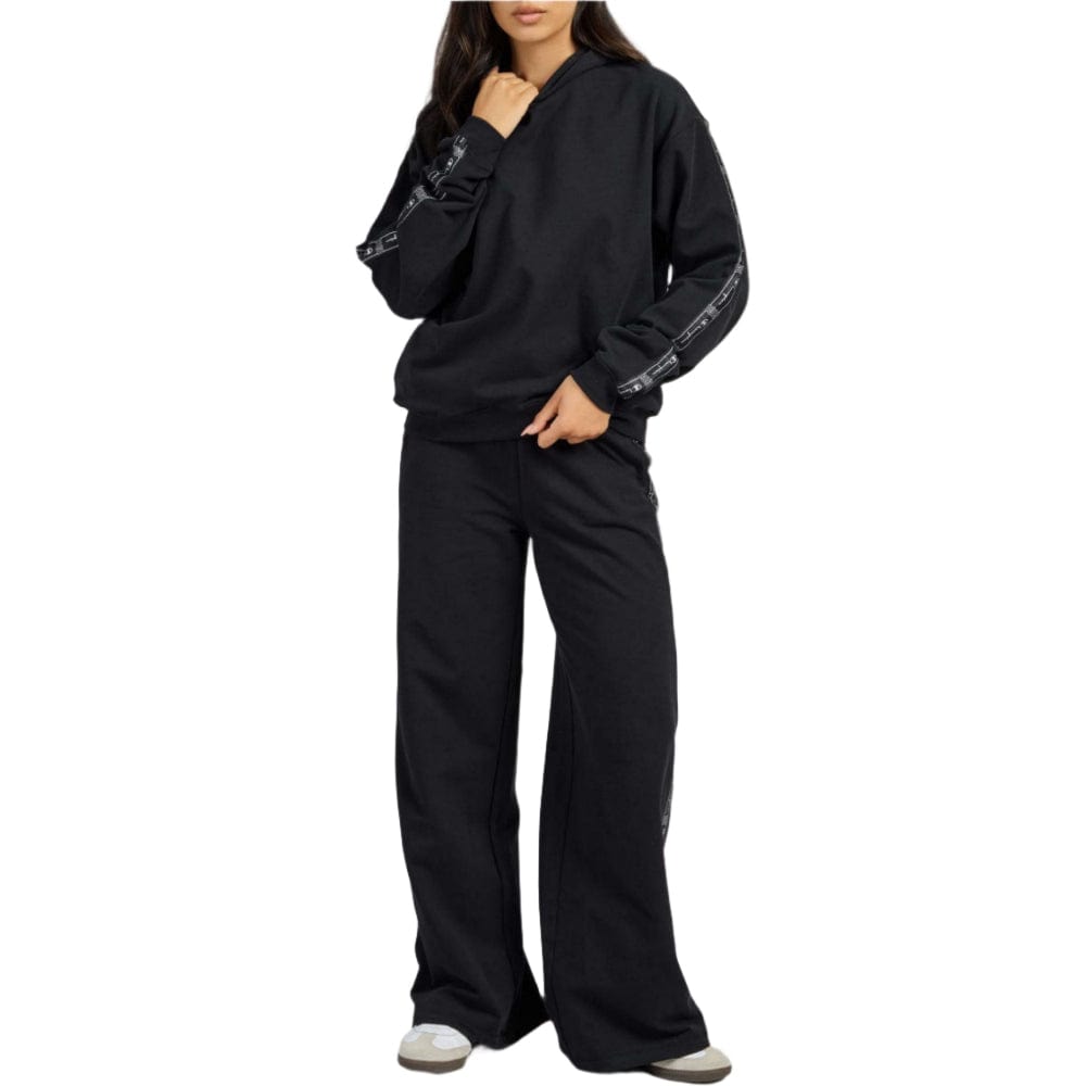 Champion Womens Lux Taping Hoodie - Black
