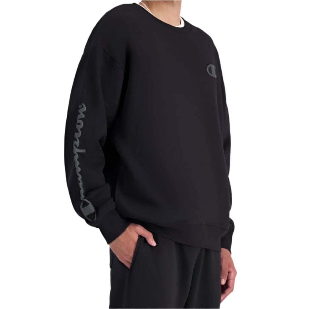 Champion Legacy Puff Script Crew - Black