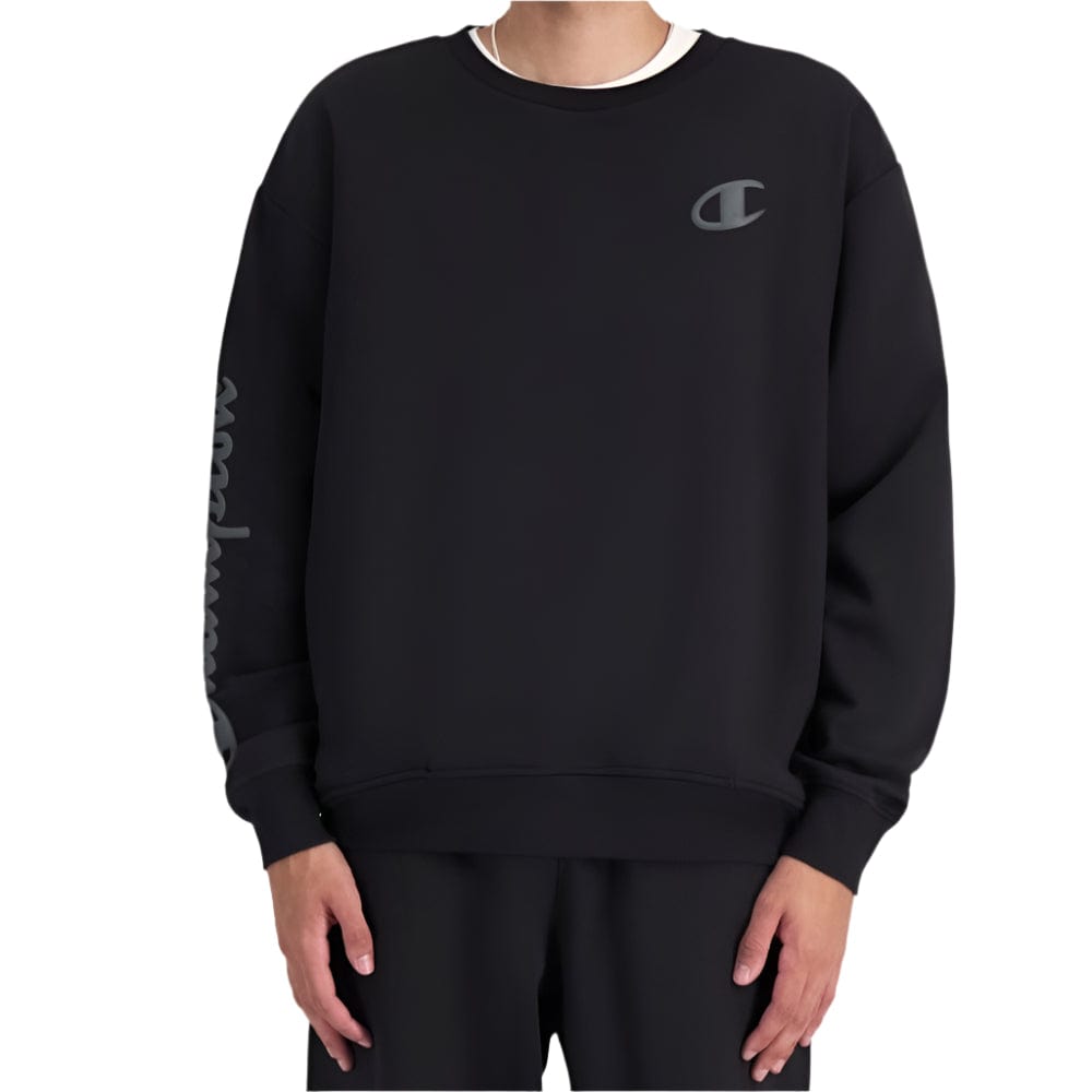Champion Legacy Puff Script Crew - Black