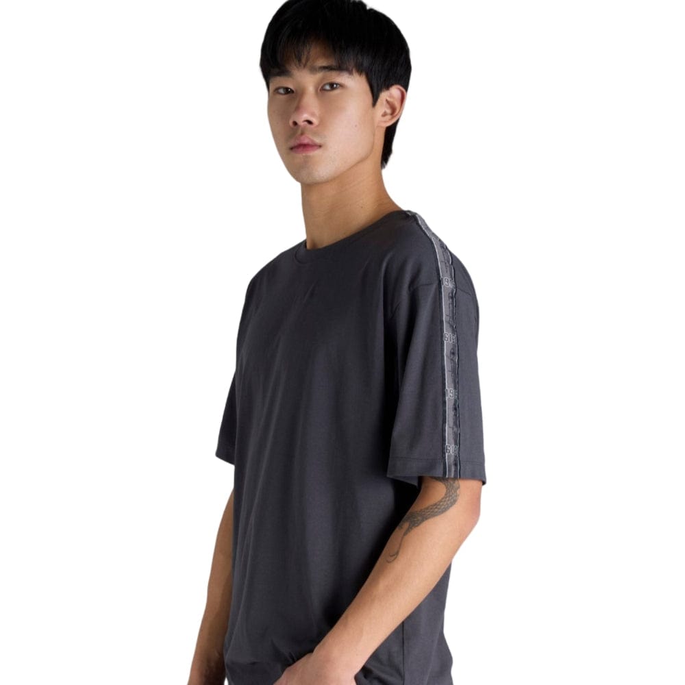 Champion Lux Taping Tee - Charcoal