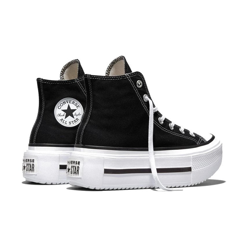 Converse Womens Chuck Taylor All Star Lift Double Stack High Top - Black / White