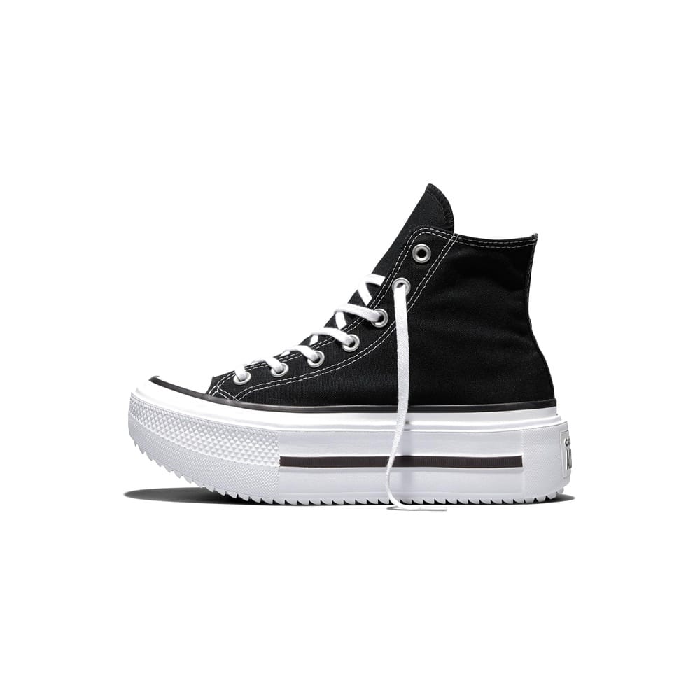 Converse Womens Chuck Taylor All Star Lift Double Stack High Top - Black / White