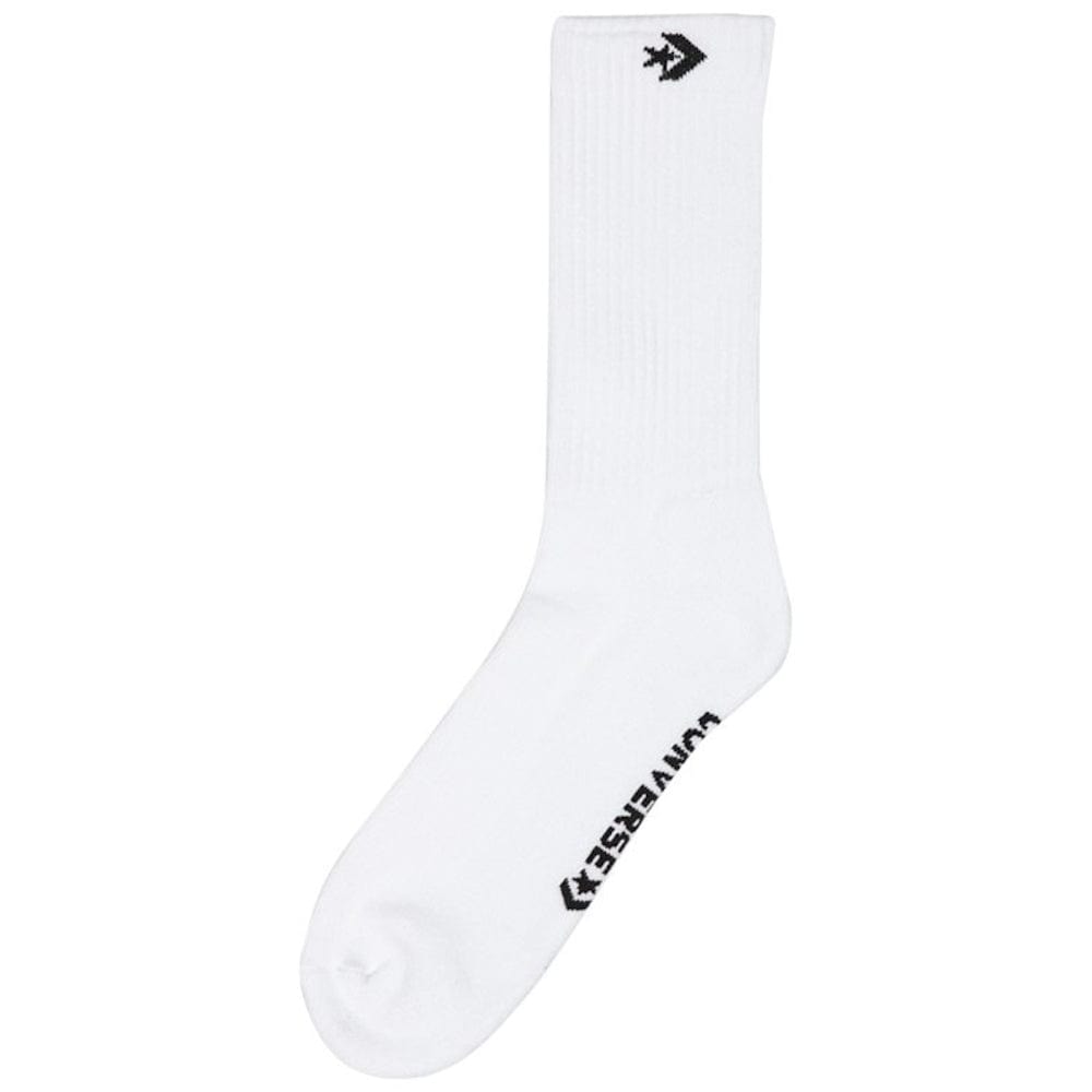 Converse Star Chevron Crew Sock 3 Pack - White