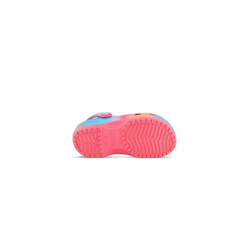 Crocs Kids Classic Colour Dip Clog - Hyper Pink / Multi