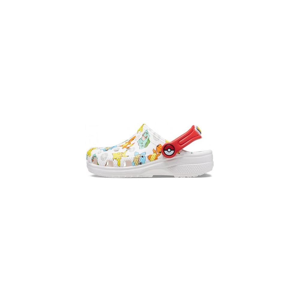 Crocs Kids Classic Pokemon Clog - White / Multi