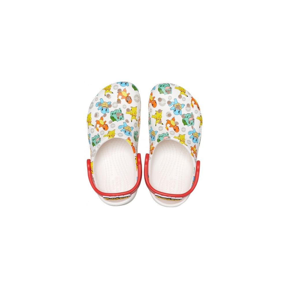 Crocs Kids Classic Pokemon Clog - White / Multi