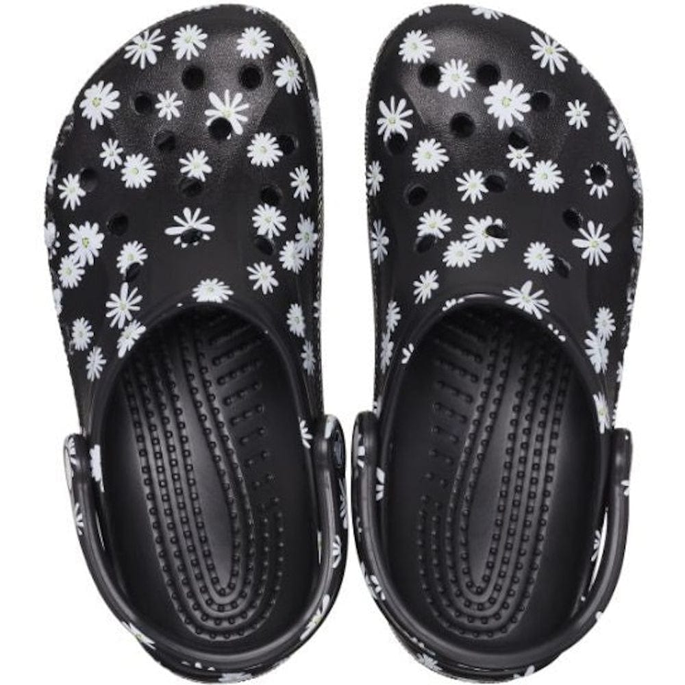 Crocs Baya Printed Clog - Black Daisy