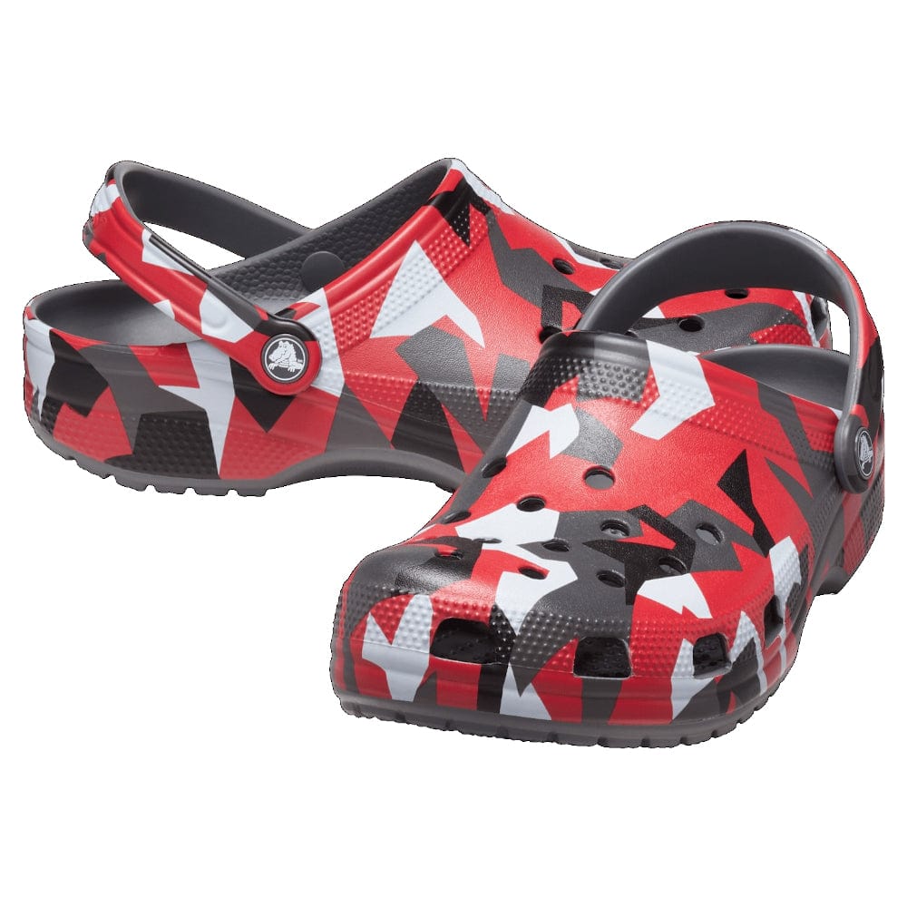 Crocs Classic Geo Camo Clog - Slate Grey / Multi