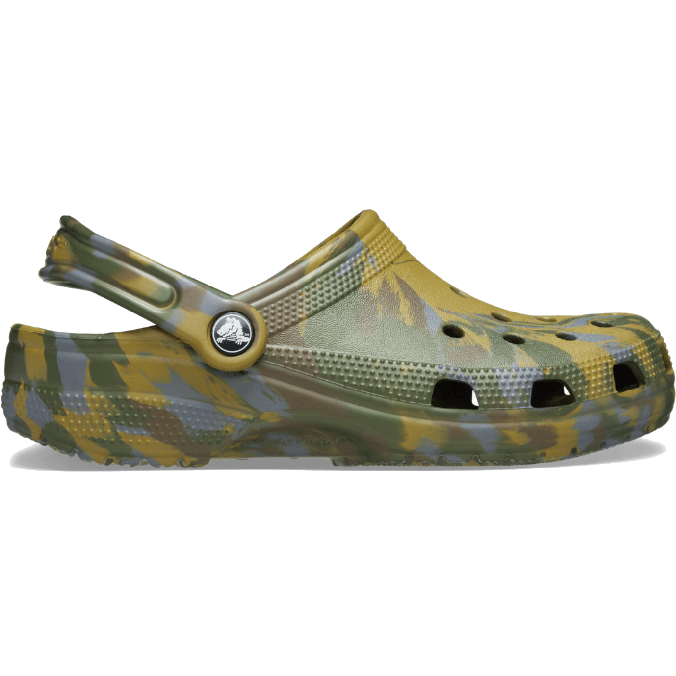 Crocs Classic Marbled Clog - Aloe / Multi