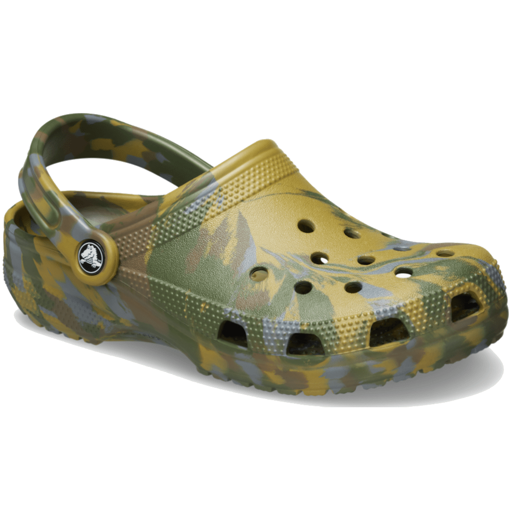 Crocs Classic Marbled Clog - Aloe / Multi