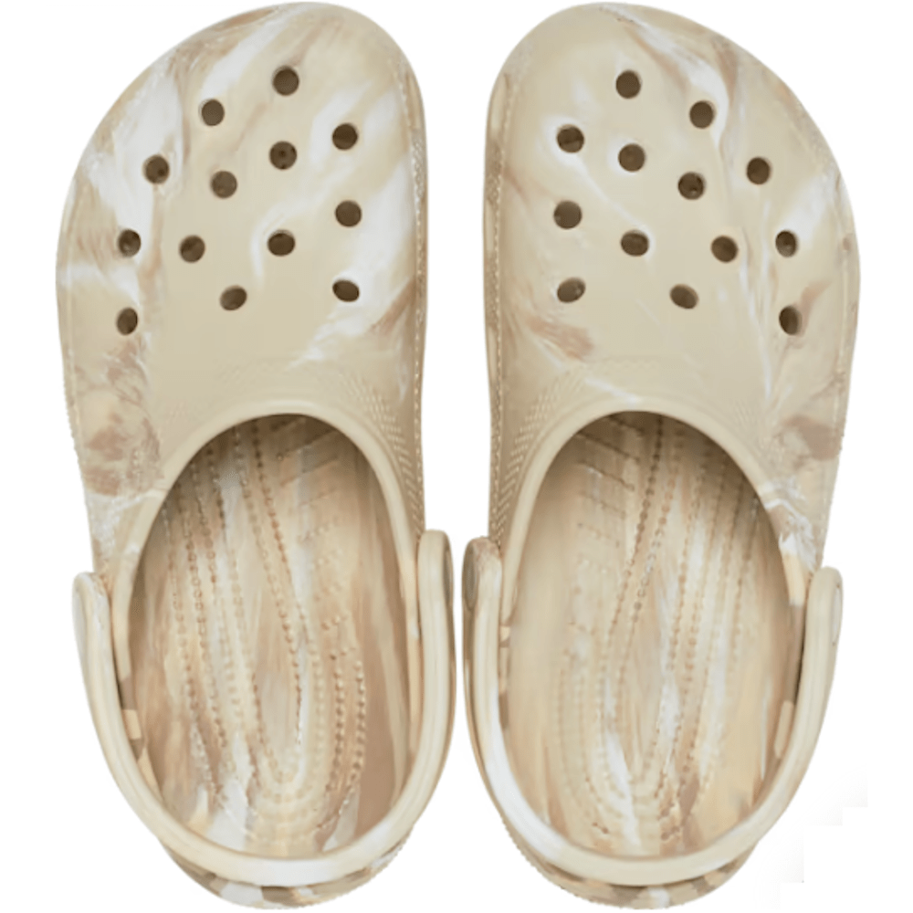 Crocs Classic Marbled Clog - Bone / Multi