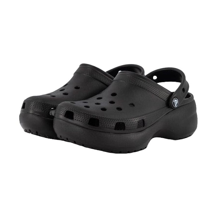 Crocs Womens Classic Platform Clog - Black