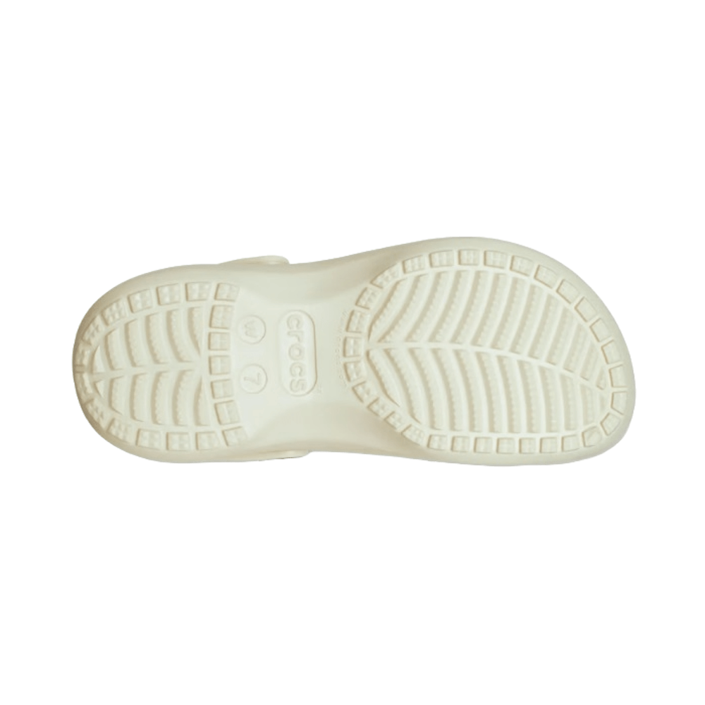 Crocs Womens Classic Platform Clog - Bone