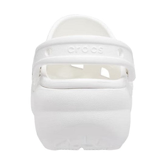 Crocs Womens Classic Platform Clog - White