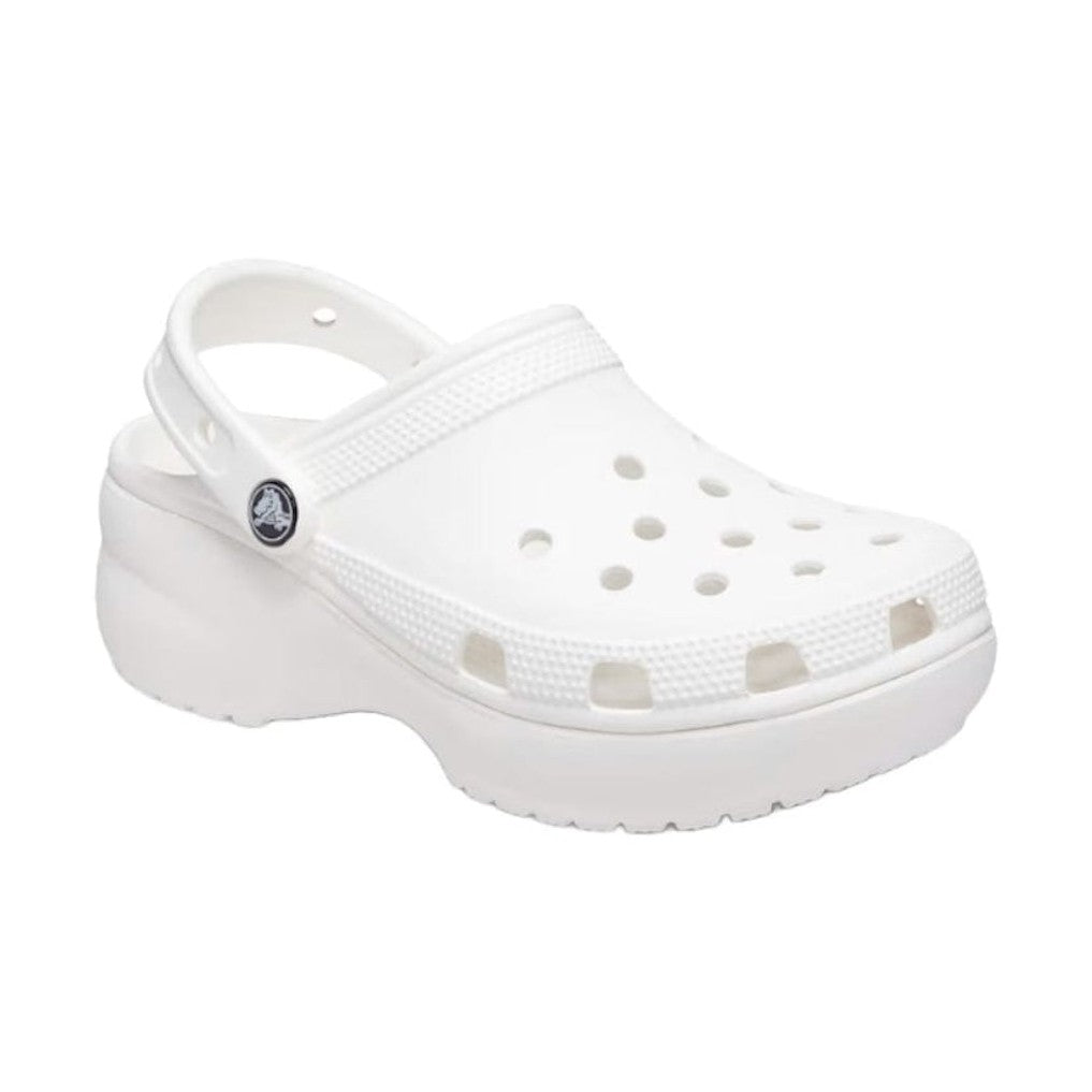 Crocs Womens Classic Platform Clog - White