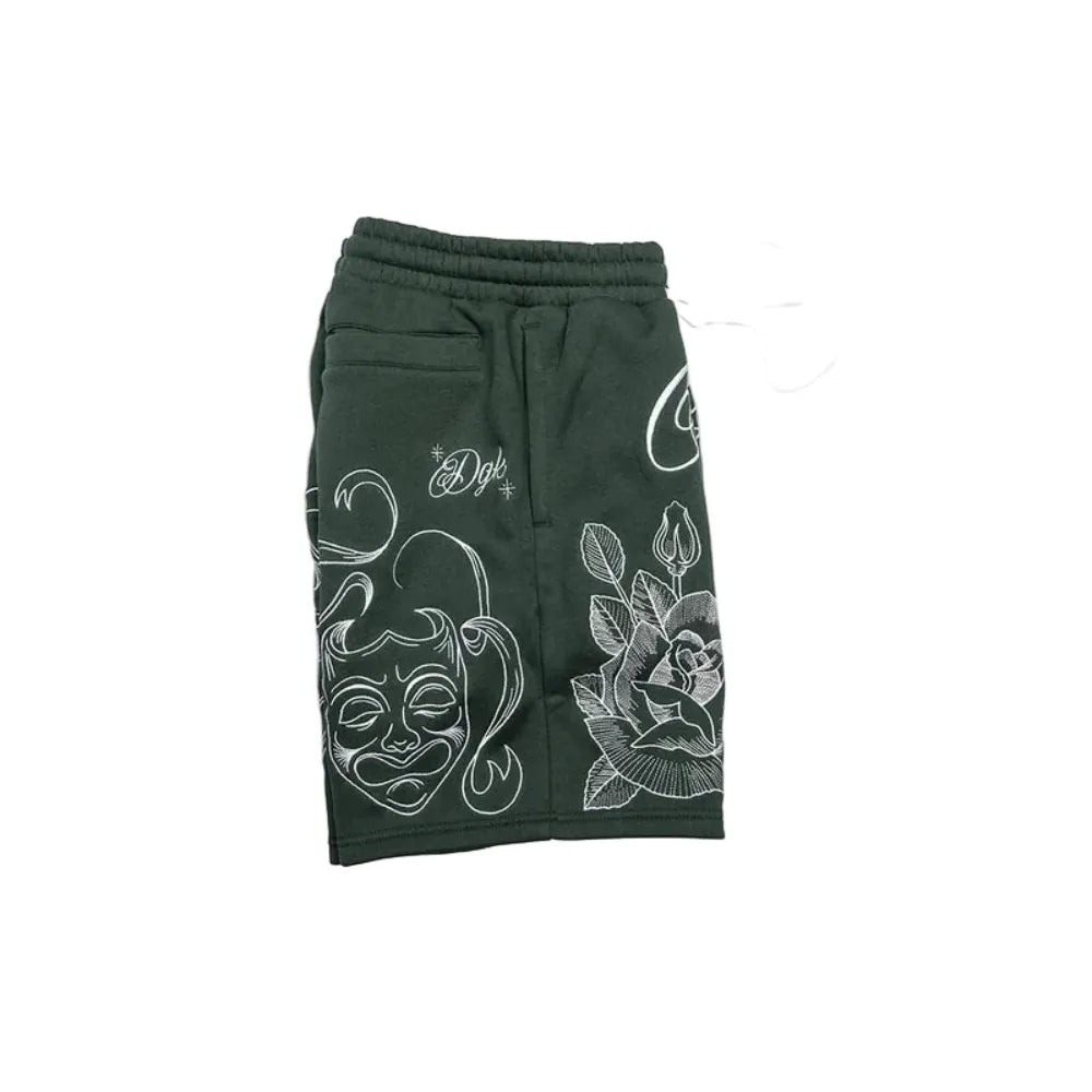 DGK Saints Shorts - Forest Green