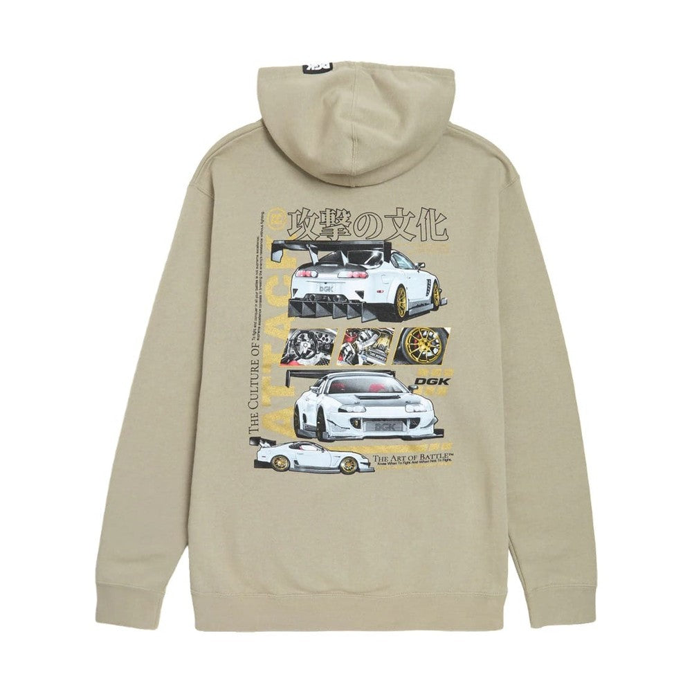 DGK Attack Hoodie - Cement