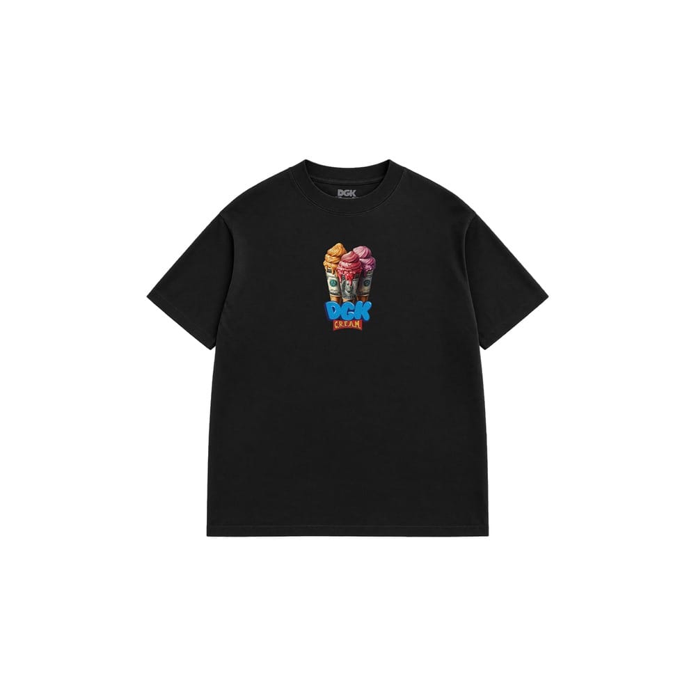 DGK Dough Cone Boxy T-Shirt - Black