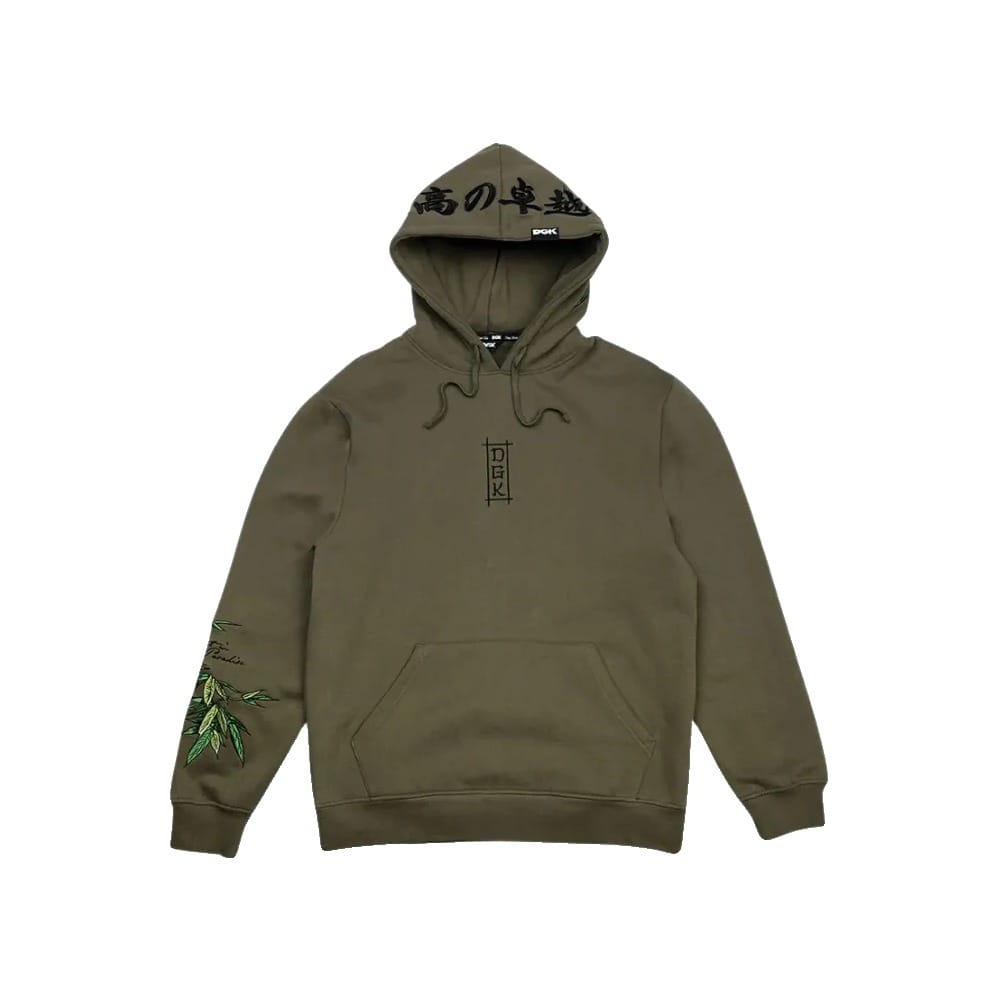 DGK Exist Hooded Fleece Hoodie - Olive