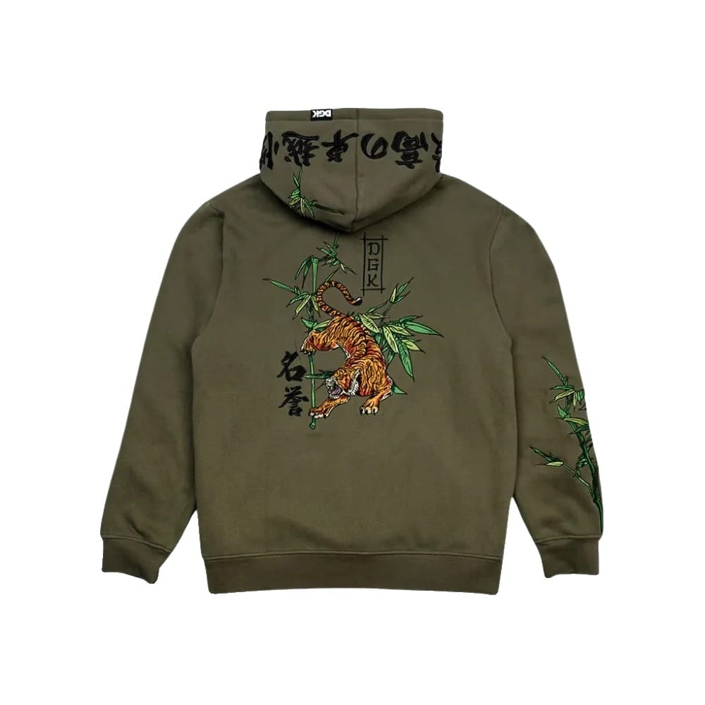 DGK Exist Hooded Fleece Hoodie - Olive
