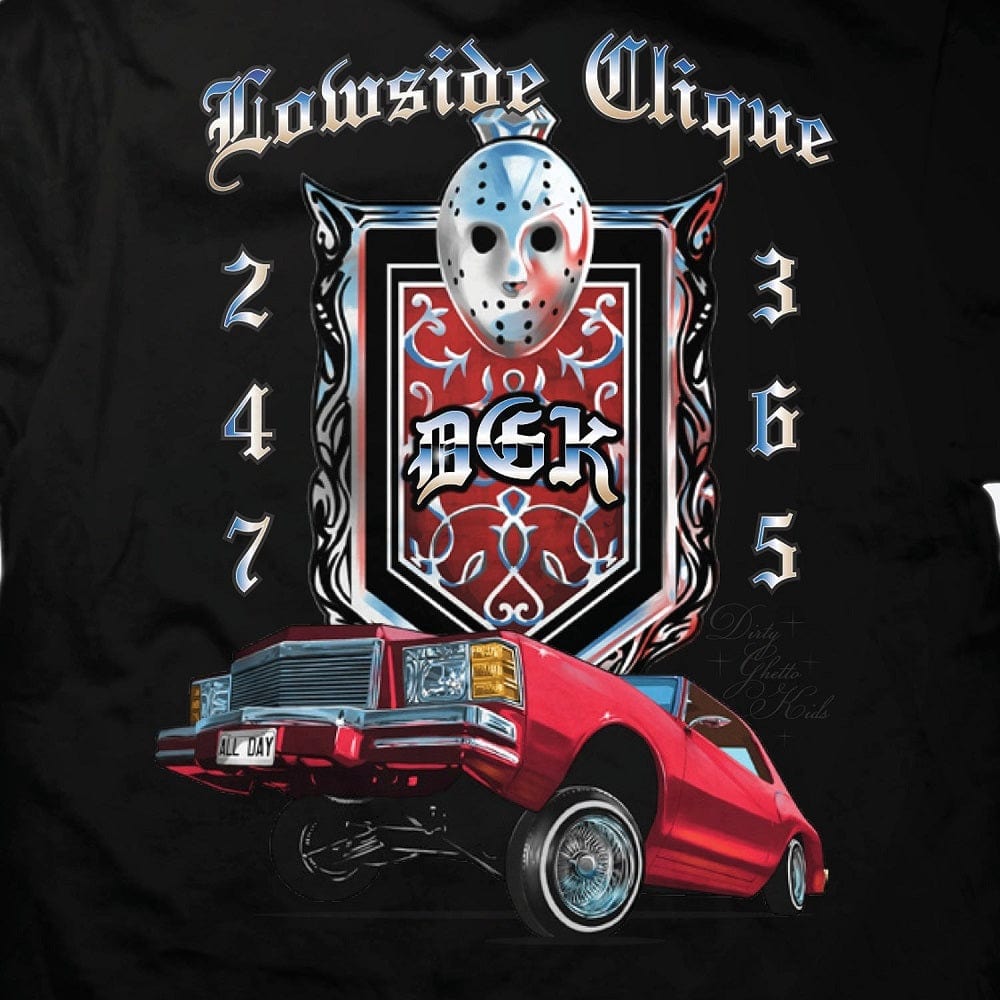 DGK Lo Side Clique Tee - Black