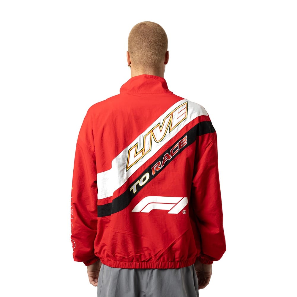 F1 Moto Jacket - Hot Red
