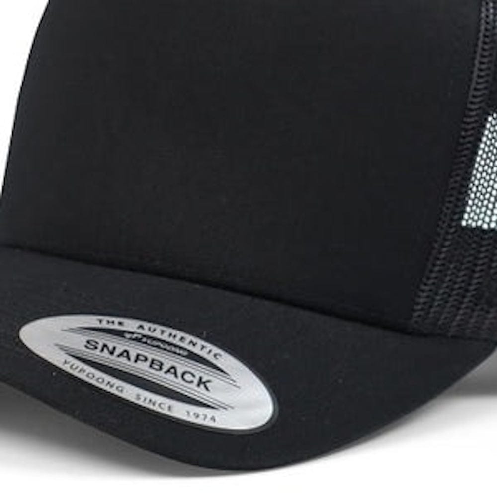 Flexfit A Frame Trucker Snapback - Black