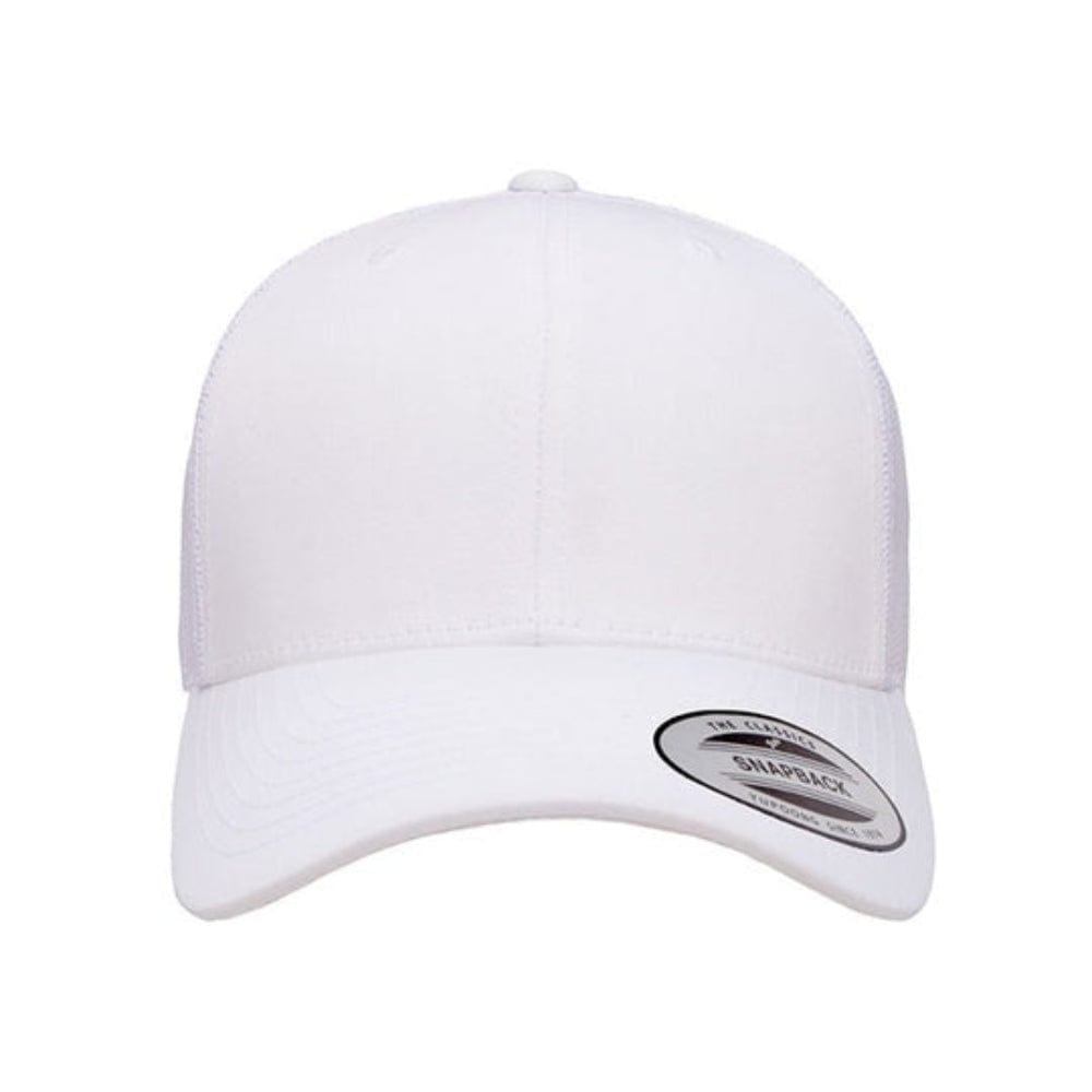 Flexfit Classic Retro Wade Trucker Snapback - White