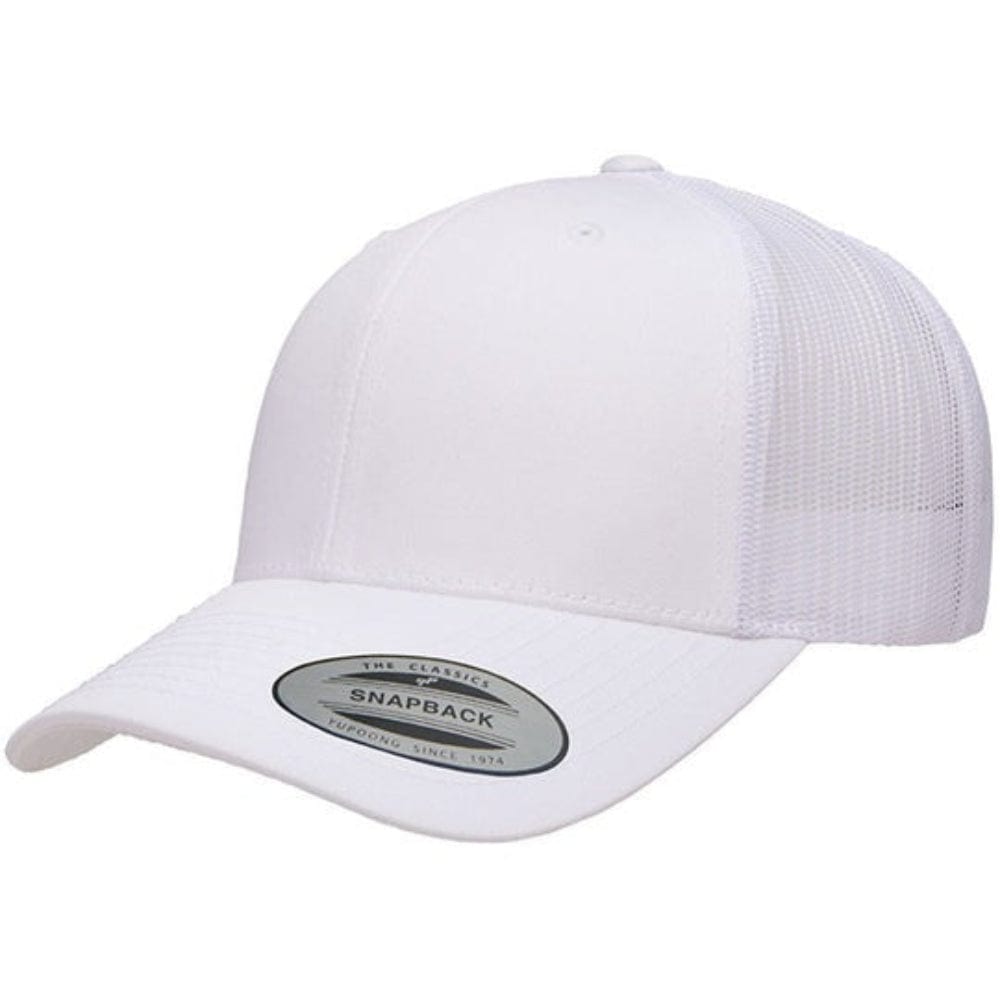 Flexfit Classic Retro Wade Trucker Snapback - White