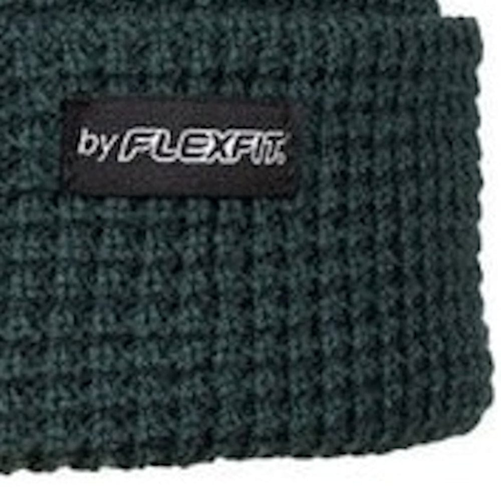 Flexfit Waffle Knit Beanie - Forest Green