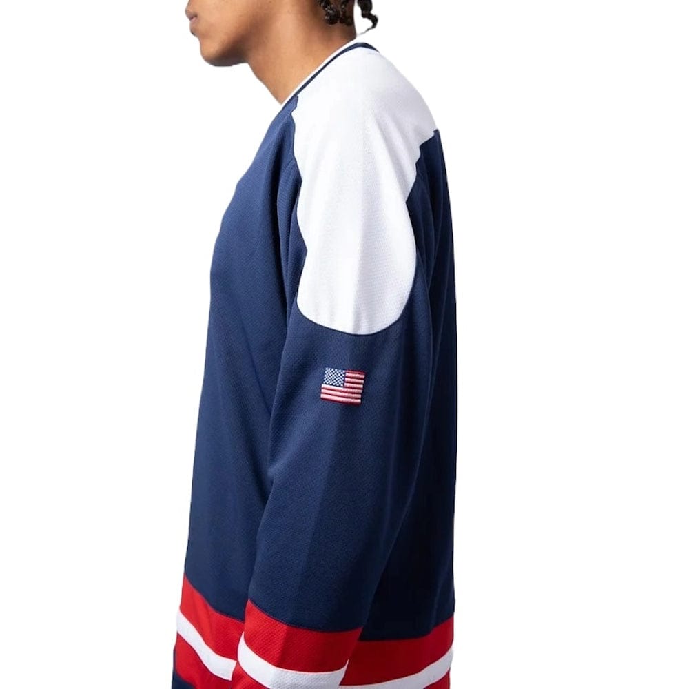 Fubu Corporate Hockey Jersey - Navy / White