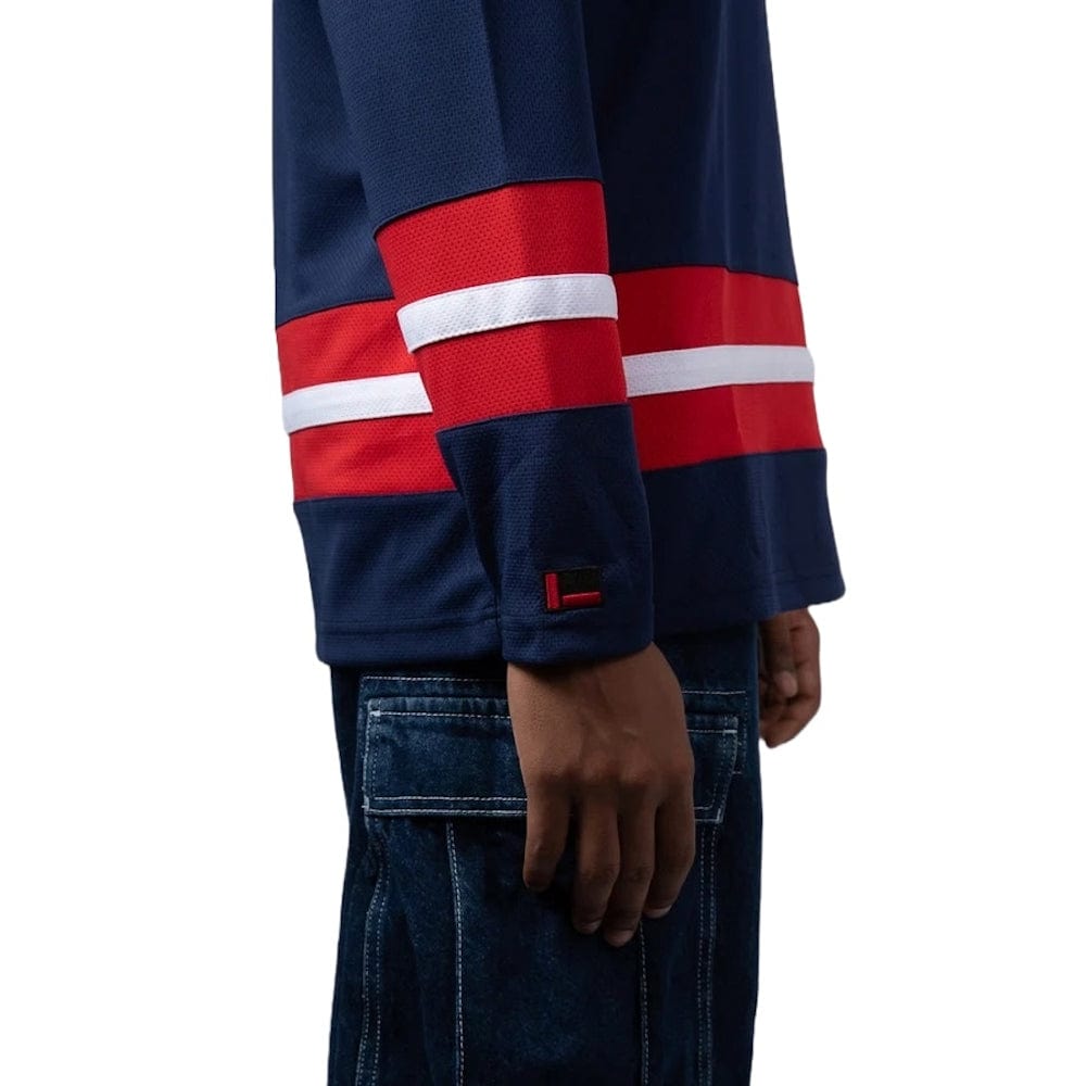Fubu Corporate Hockey Jersey - Navy / White
