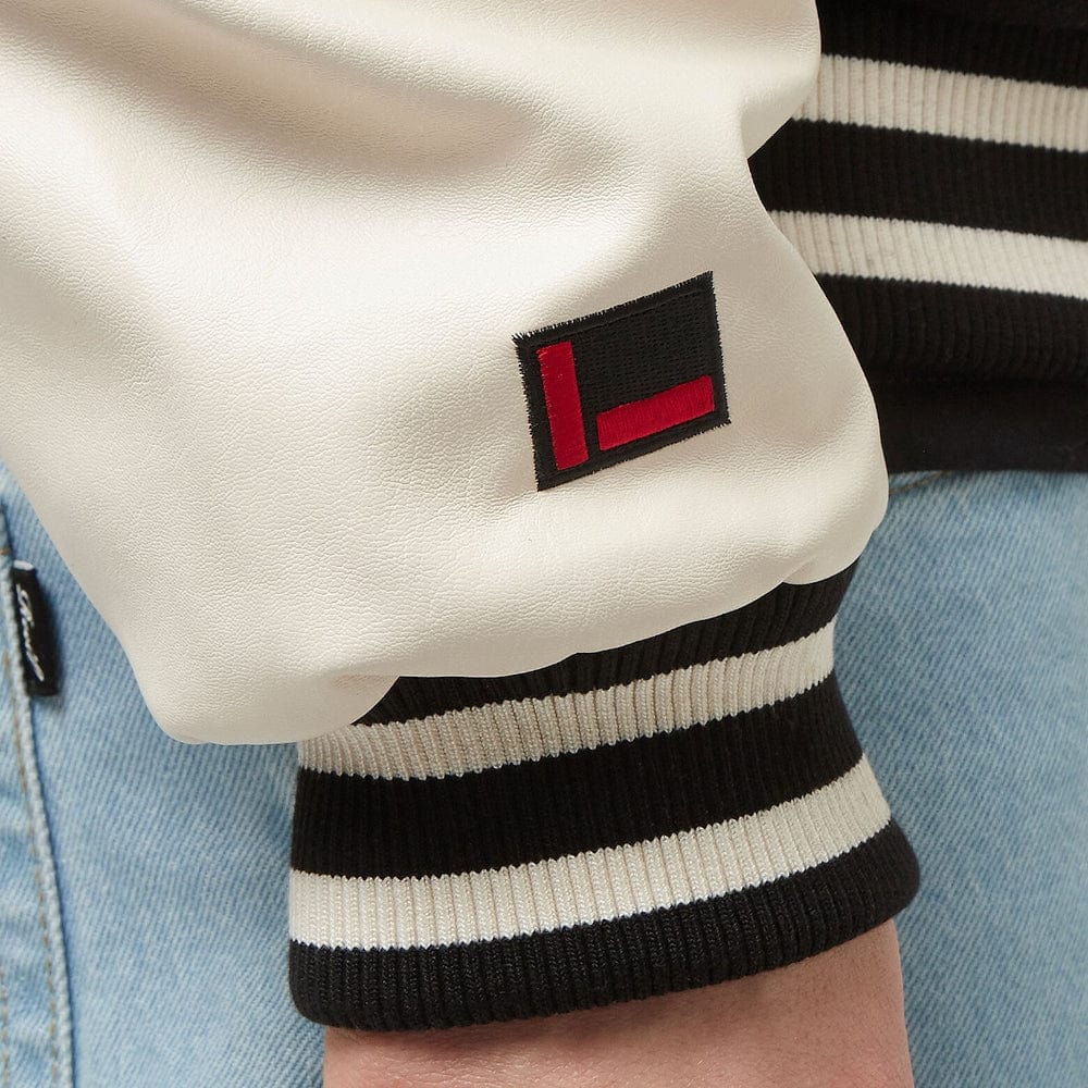 Fubu Old English College Jacket - Black / Off White