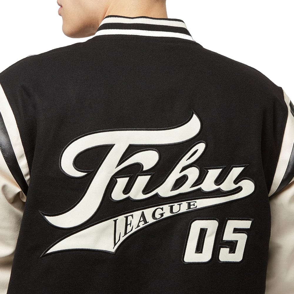 Fubu Old English College Jacket - Black / Off White