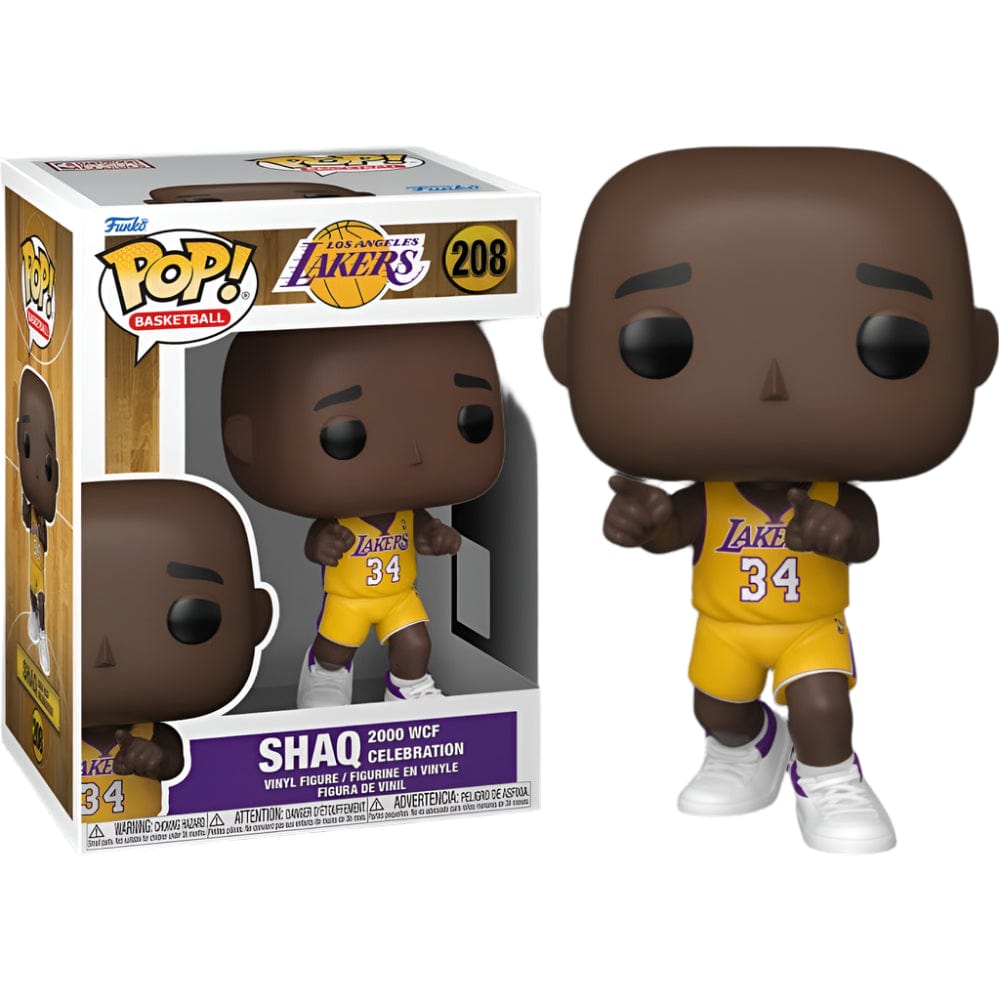 Funko NBA Basketball - Shaq 2000 WCF Celebration (Los Angeles Lakers) Pop! Vinyl #208