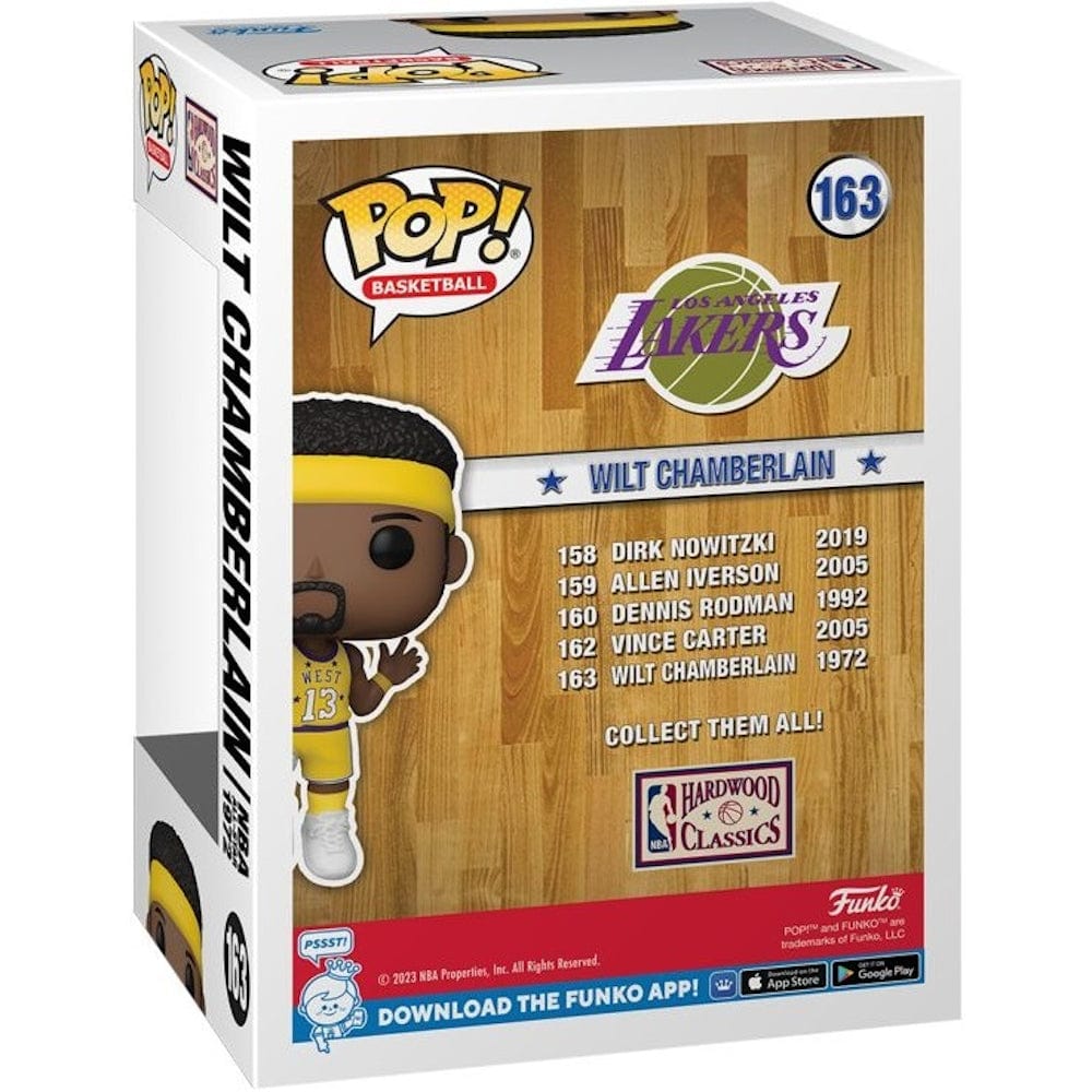 Funko NBA Legends All Star 1973 Wilt Chamberlain Pop! Vinyl #163