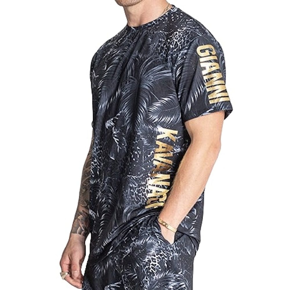 Gianni Kavanagh Resort AOP Tee - Black