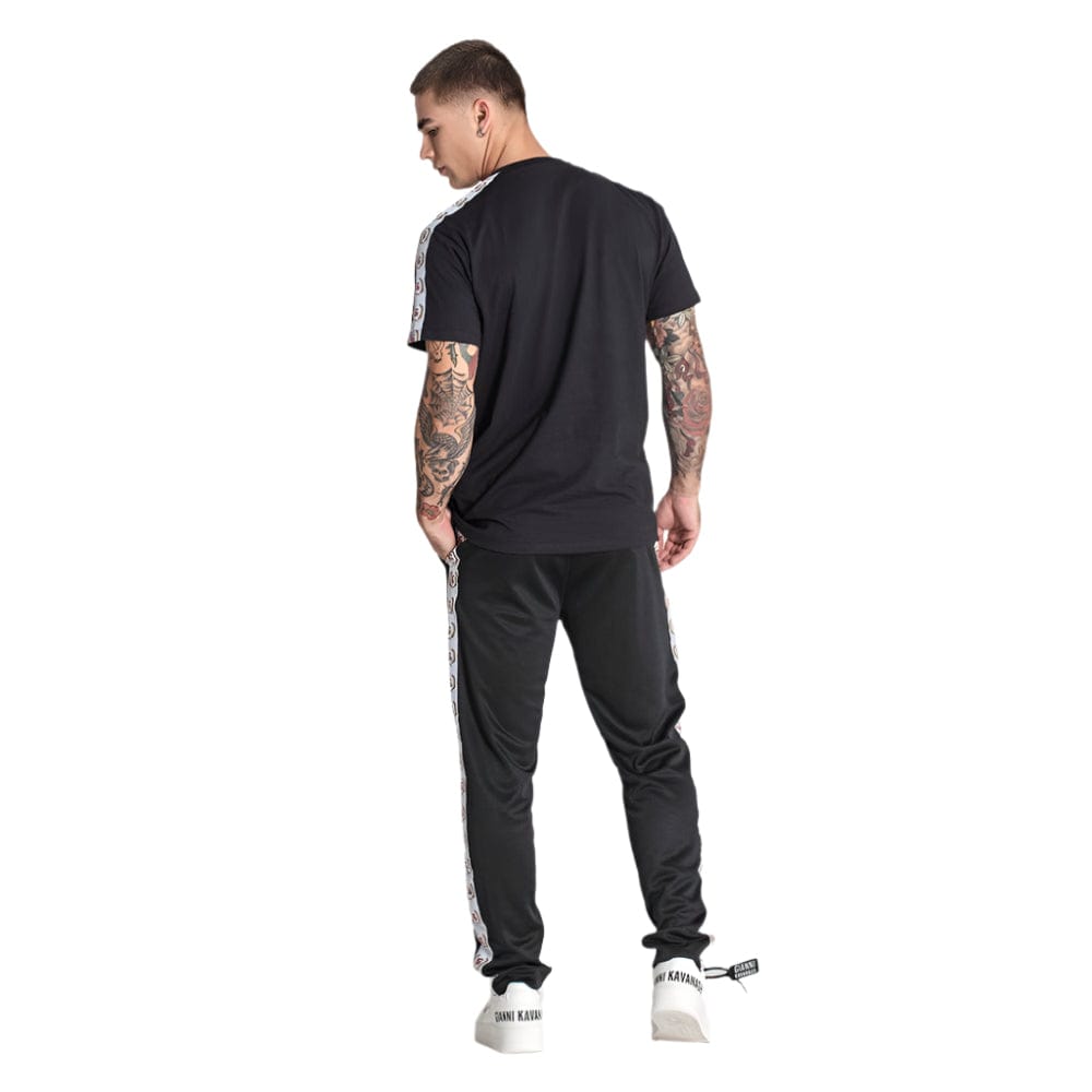 Gianni Kavanagh Retro Tape Tee - Black back