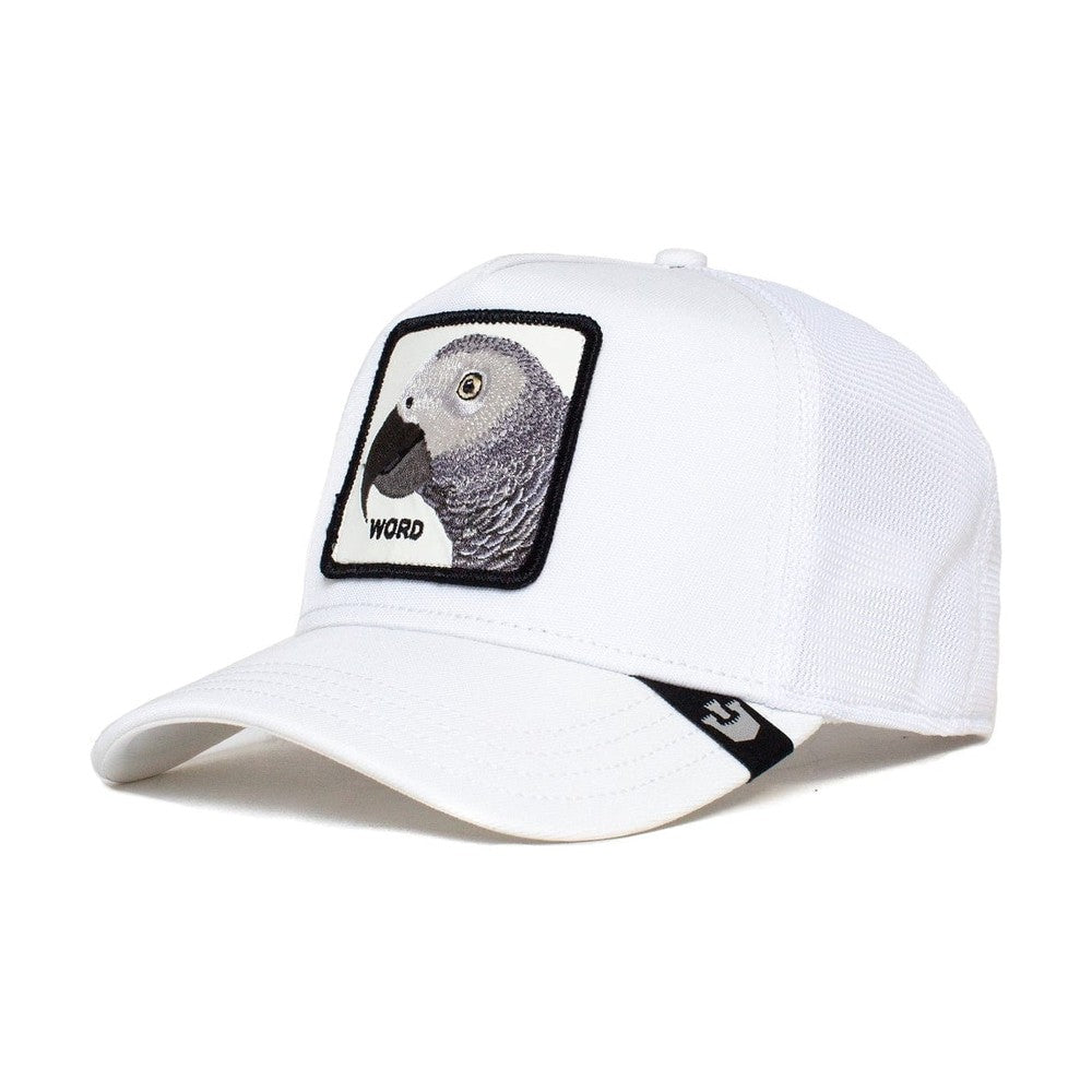 Goorin Bros Platinum Word Trucker Snapback - White