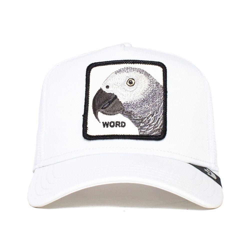Goorin Bros Platinum Word Trucker Snapback - White