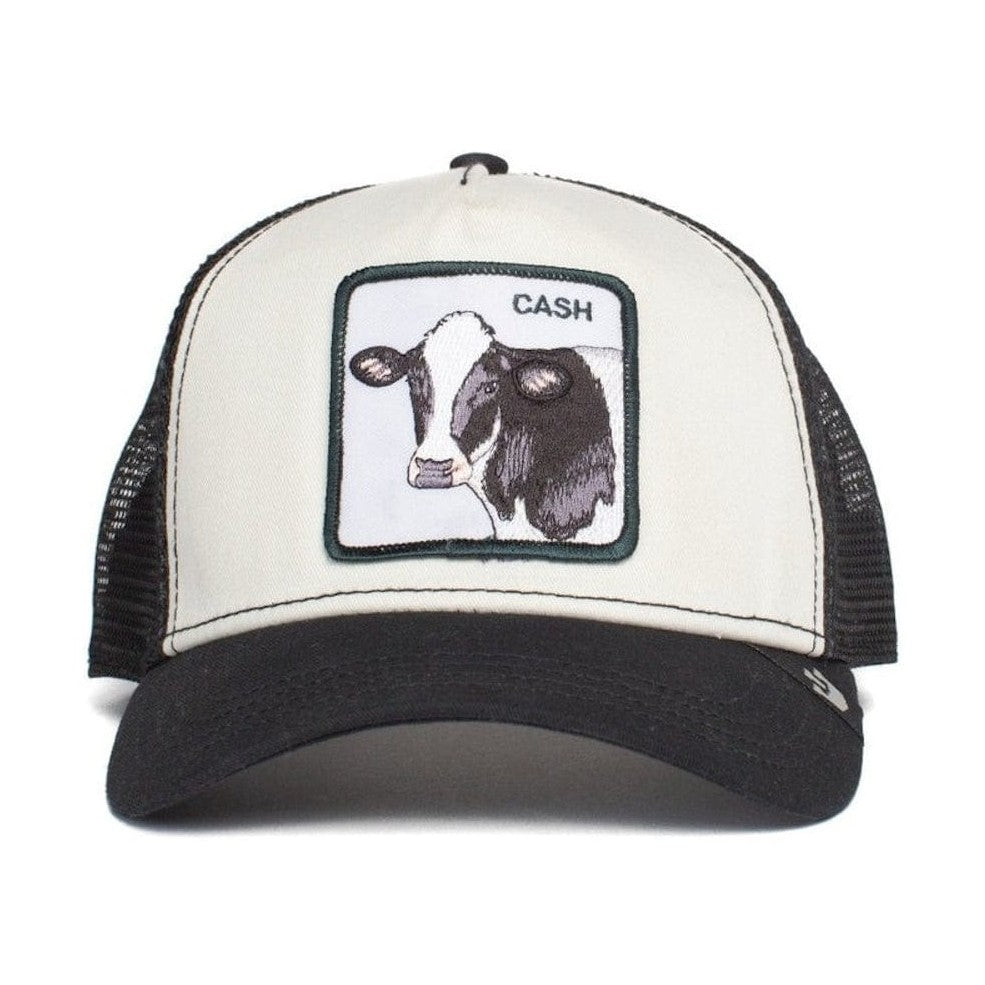 Goorin Bros The Cash Cow Trucker Snapback - Black / White
