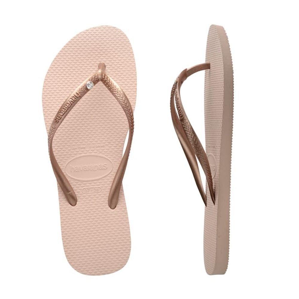 Havaianas Womens Slim Crystal SW II - Ballet Rose