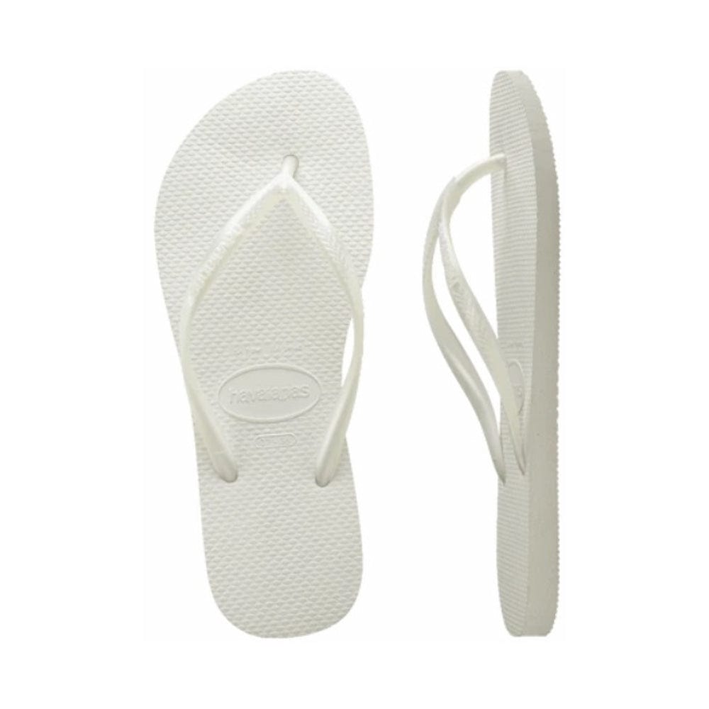 Havaianas Womens Slim Metallic - White
