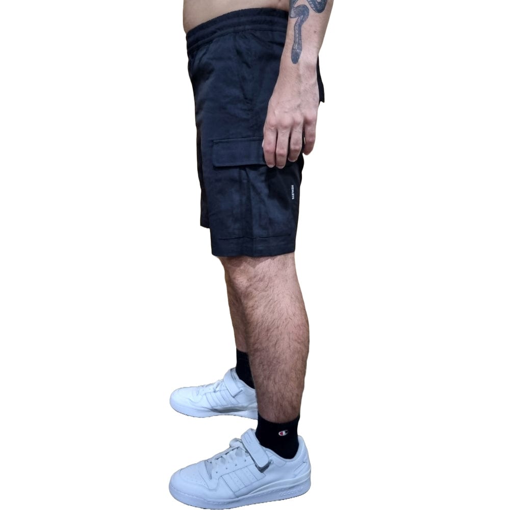 Henleys Grit Cargo Short - Black