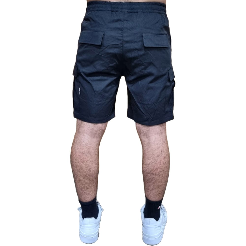 Henleys Grit Cargo Short - Black