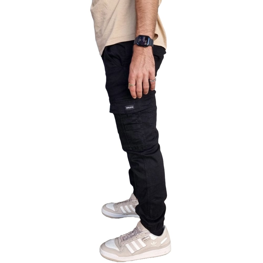 Henleys Leon Denim Pant - Black