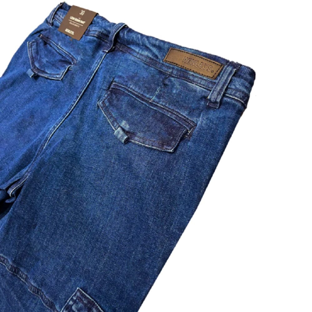 Henleys Leon Denim Pant - Lagoon Blue