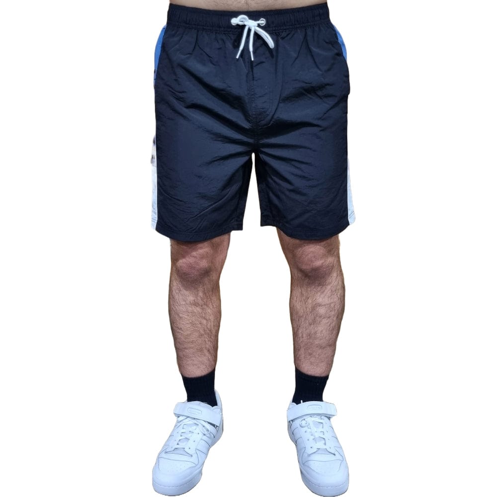 Henleys Panel Swim Short - Black / Blue